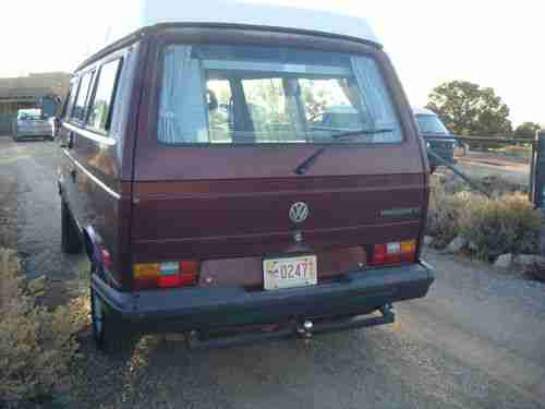 1991 Volkswagen Vanagon Campmobile Van Camper 3-Door 2.1L, image 2