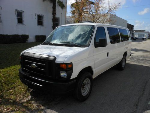 2009 ford e-350 xl super duty 5.4l extended cargo van no-reserve auction