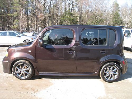 2009 nissan cube krom edition wagon dvd salvage repairable project flood water