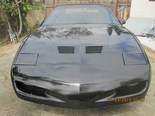 No reserve 1992 pontiac trans am convertible firebird