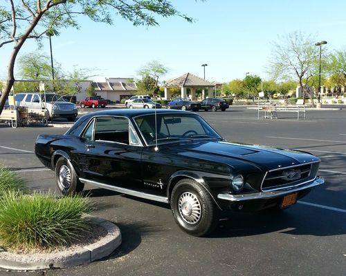 1967 ford mustang v8 289 raven black - restored!