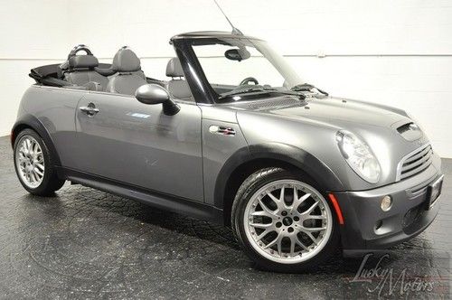 2006 mini cooper convertible s, navi, xenon, heated seats, 6-speed manual