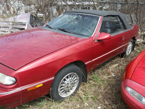 1995 chrysler lebaron gtc convertible 2-door 3.0l