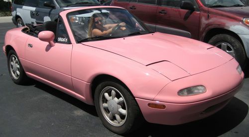 Must see this 1993 fully restored "pink barbie beach miata".  unique &amp; like new!