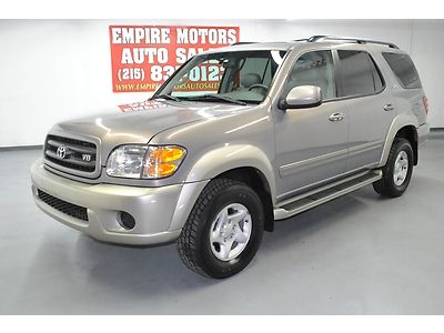 01 toyota sequoia sr5 4.7 v8 4wd only 101k no reserve