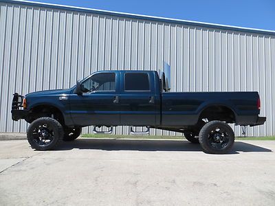 99 f350 (7.3) lariat diesel lifted rockstars smoke-stacks edge lwb 4x4 texas ! !