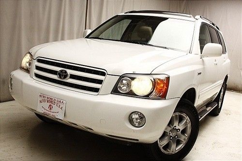 2003 toyota highlander 4wd chromerunningboards jblsound moonroof