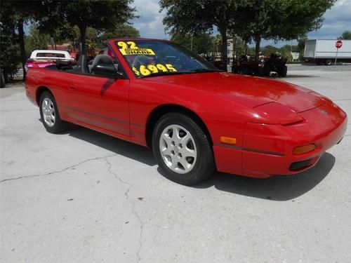1992 nissan 240sx convertible automatic 55k original miles original paint