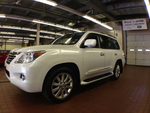 Lexus lx570 awd navigation pwr 3rd row rear dvd cooled seats tow pkg