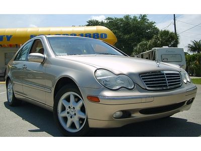 02 one owner c240 florida sedan clean carfax low miles *no reserve*