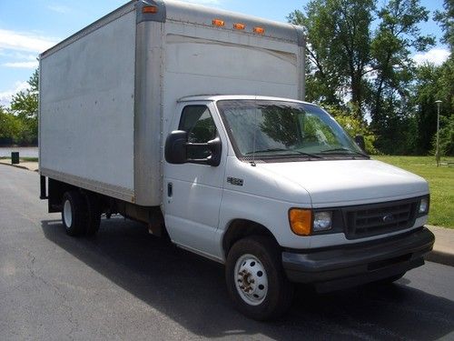 2003 7.3 powerstroke diesel ford e350 16ft box van/ cutaway w/ no reserve!!!!!!!