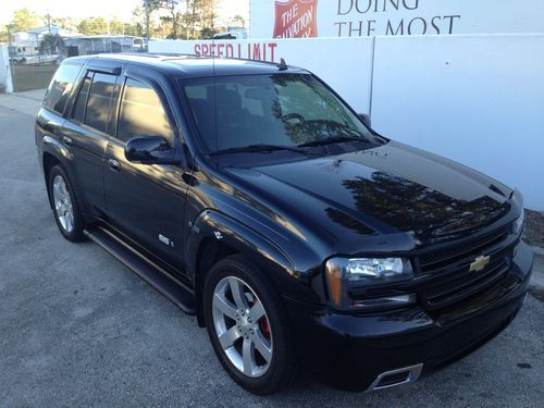 2007 chevrolet trailblazer ss 6.0l - black/black - leather - navi -  low miles