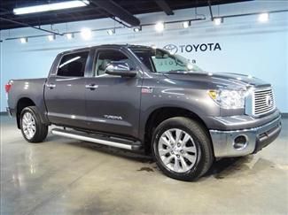 2012 toyota tundra crew max 4x4 limited leather nav heated seats 20" wheels