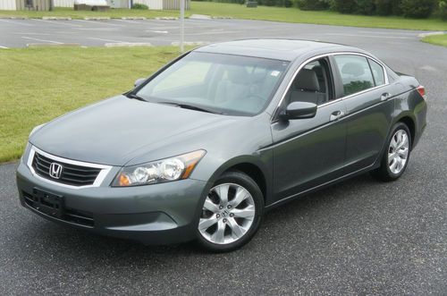 2010 honda accord for sale~leather~17" alloys~6cd~moon roof~heated seats~salvage