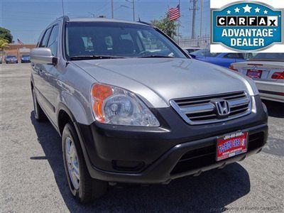 04 cr-v ex 4wd...manual transmission...very good condition...carfax certified,,.