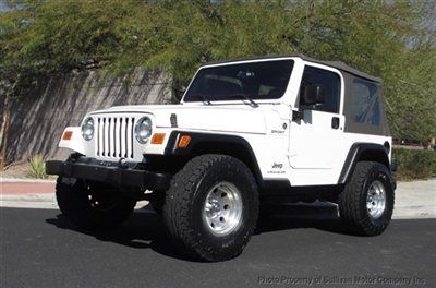 2005 jeep wrangler tj series carfax cert az new tires nice