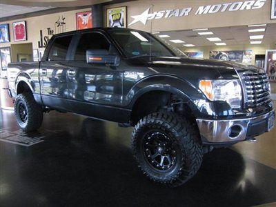 2010 ford f150 crew cab 4x4 leather lifted black