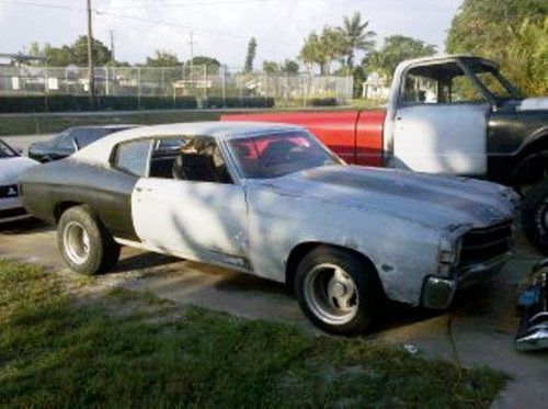 1971 chevrolet chevelle malibu project car ss badges ss dash