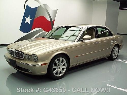 2005 jaguar xj8 l sunroof htd leather wood trim 68k mi texas direct auto