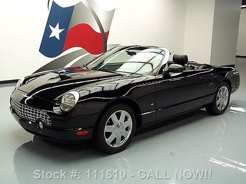 2003 ford thunderbird premium convertible hard top 29k texas direct auto