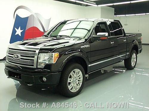 2011 ford f-150 platinum ecoboost 4x4 sunroof nav 39k texas direct auto