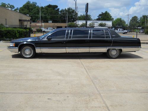 1994 cadillac 6 door fleetwood limousine,