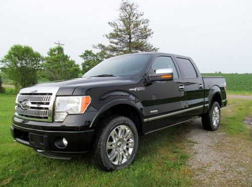 2012 ford f150 crew cab 4x4 plantinum edition leather nav loaded