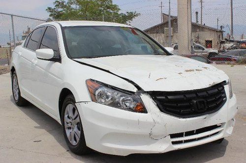 2012 honda accord sdn salvage repairable rebuilder only 3k miles runs!!