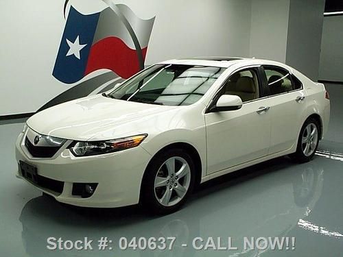 2010 acura tsx tech pkg sunroof nav rear cam xenons 22k texas direct auto