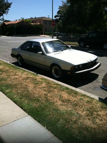 1982 bmw 633csi / 2 door coupe / low reserve / no rust / cali car