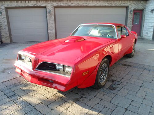 1978 trans am / 400 - 4 spd.  # match /  solid southern car