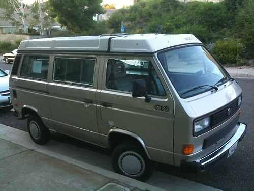 1987 vw vanagon syncro westfalia camper van