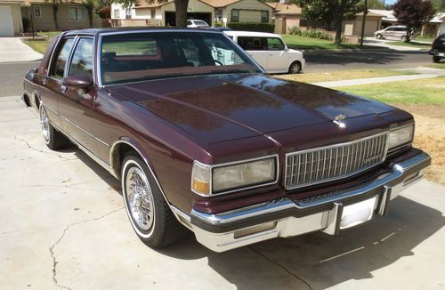 1987 chevrolet caprice classic ls brougham sedan 4-door 5.0l