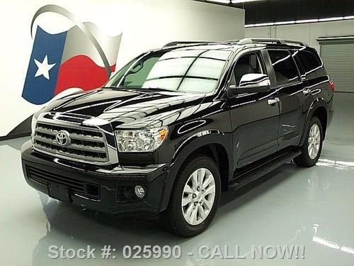 2010 toyota sequoia platinum sunroof nav rear cam dvd!! texas direct auto