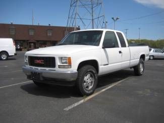 1995 gmc 4x4 lwb extended cab white