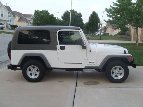 2005 jeep wrangler unlimited sport utility 2-door 4.0l