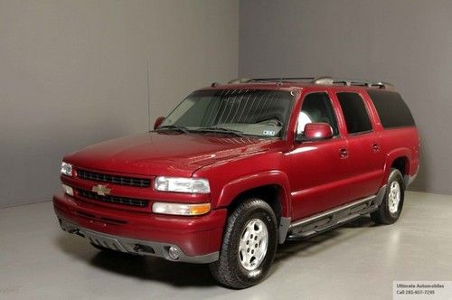 2002 chevrolet suburban z71 nav dvd sunroof leather heatseats 7-pass bose clean!