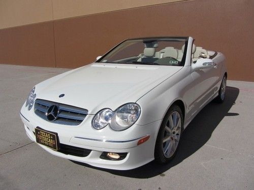 2007 mercedes clk350~cabriolet~sport~nav~p1~lea~very low 45k miles