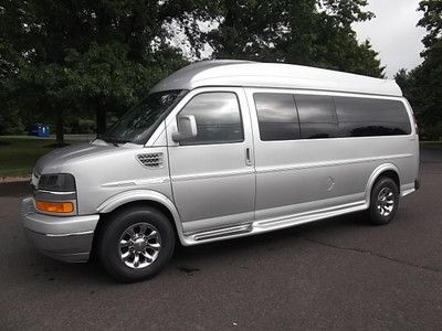 2012 chevrolet express 9-passenger explorer limited hightop conversion van