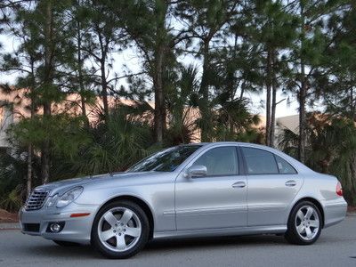 2007 mercedes e550 v8! no reserve auction navigation premium florida