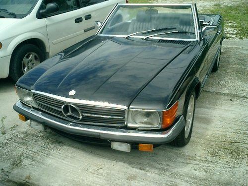 Rare 1983 mercedes 280sl convertible euro version