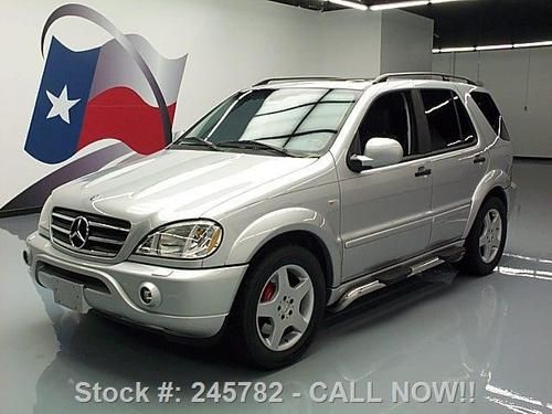 2001 mercedes-benz ml55 amg awd/4x4 sunroof nav 67k mi texas direct auto