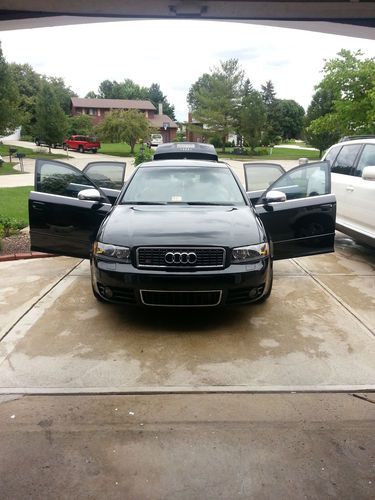 2005 black audi s4 4.2l v8