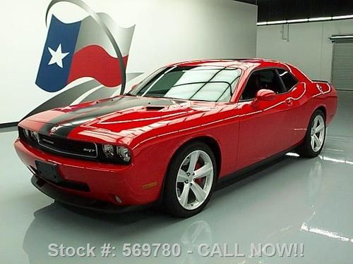 2009 dodge challenger srt-8 hemi 6-spd sunroof nav 19k texas direct auto