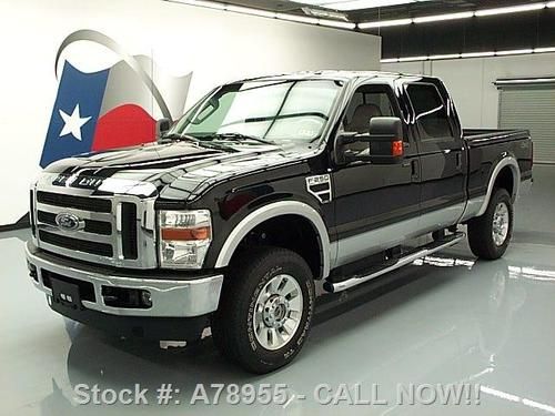 2010 ford f250 lariat crew 4x4 5.4 leather air ride 52k texas direct auto