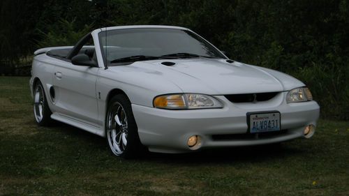 1997 ford mustang cobra convertible white 4.6 v8