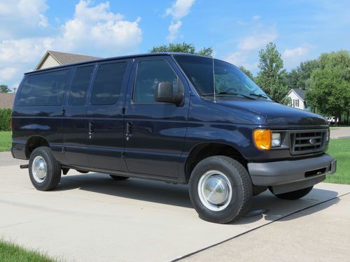 2003 ford e350 xl 12 passenger van low miles cruise one owner clean