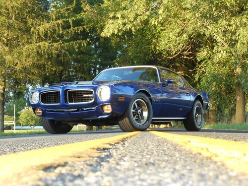 1973 pontiac firebird with rear trans am spoiler and formula hood