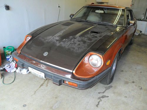 1982 datsun 280 zx 5 speed t tops, running project no reserve california car