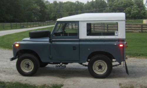 Original owner 1972 land rover model 259, body style jp, 88 ht